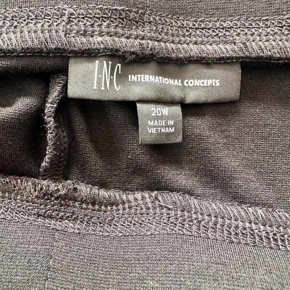 INC Concepts Plus Size Black Pants - Picture 2 of 2